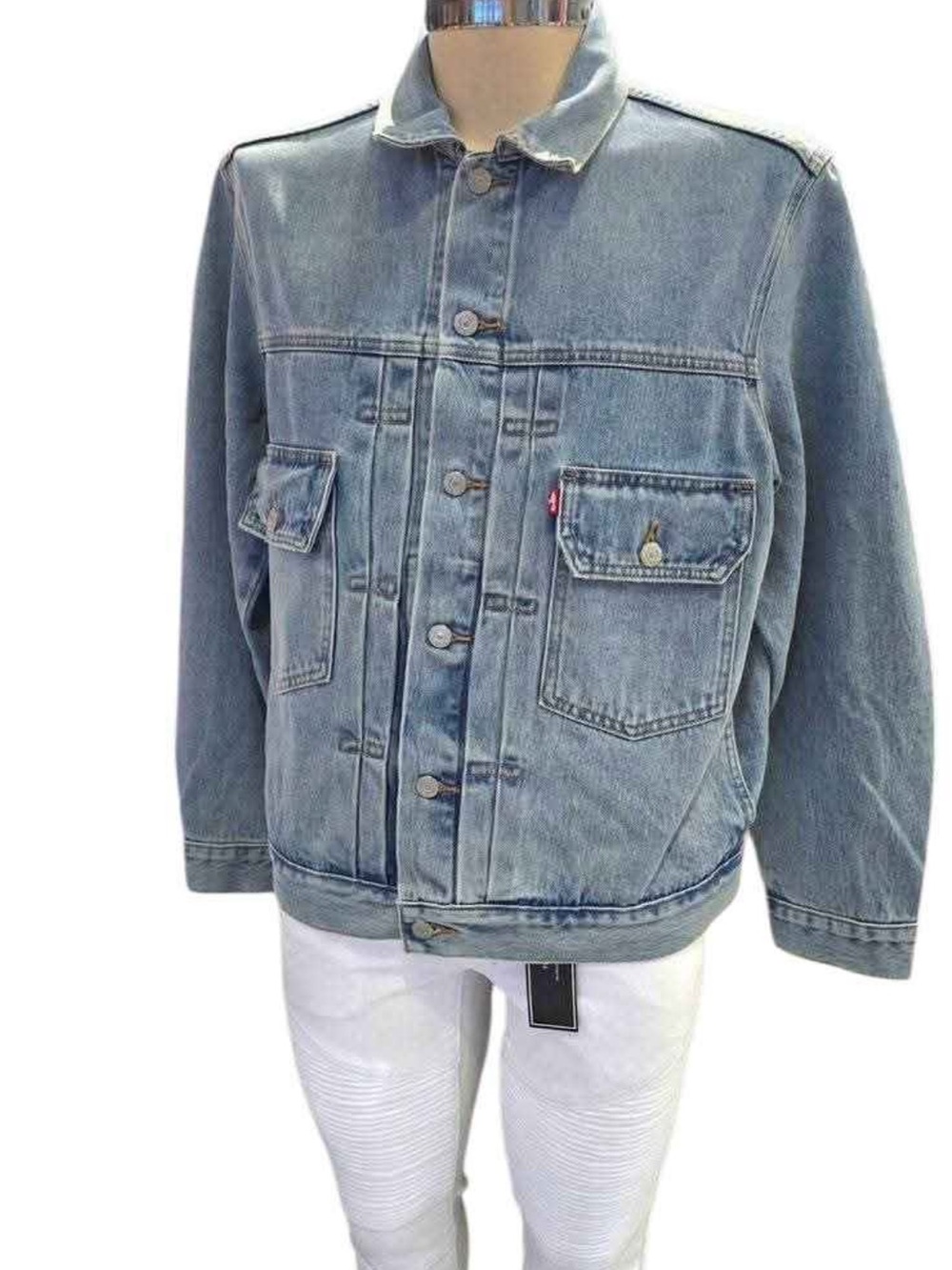 Levi's Light Blue Washed Denim Trucker Jacket